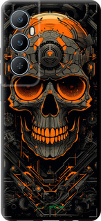 TPU чехол Череп для Realme C65 4G - 5952b-3719 изображение 