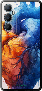 TPU чехол Арт-сердце для Realme C65 4G - 6034b-3719 изображение 