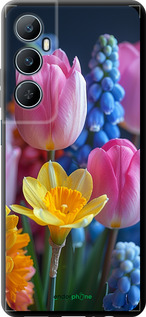 TPU чехол Весенние цветы для Realme C65 4G - 6058b-3719 изображение 