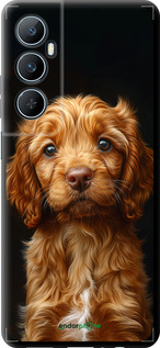 TPU чехол Cocker spaniel на черном фоне для Realme C65 4G - 6137b-3719 изображение 