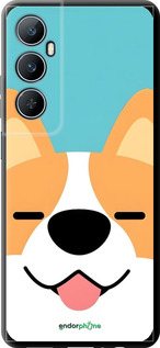 TPU чехол Корги для Realme C65 4G - 6280b-3719 изображение 
