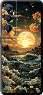 TPU чехол Арт волны для Realme C65 4G - 6332b-3719 изображение 