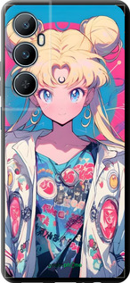 TPU чехол Сейлор Мун 2 для Realme C65 4G - 6351b-3719 изображение 