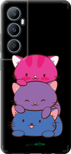 TPU чехол Милые кошки для Realme C65 4G - 6518b-3719 изображение 