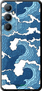 TPU чехол Абстрактный рисунок морских волн для Realme C65 4G - 6538b-3719 изображение 