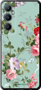 TPU чехол Квіткові шпалери 2 для Realme C65 4G - 862b-3719 изображение 