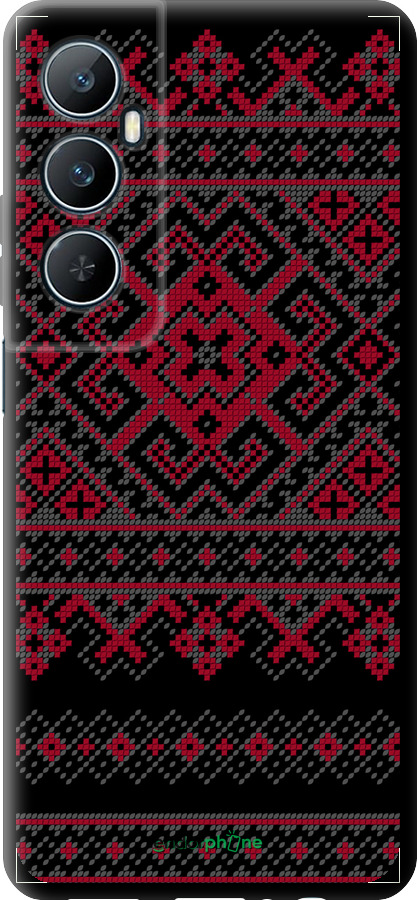 TPU чехол Вишиванка 52 для Realme C65 4G - 1763b-3719 изображение 