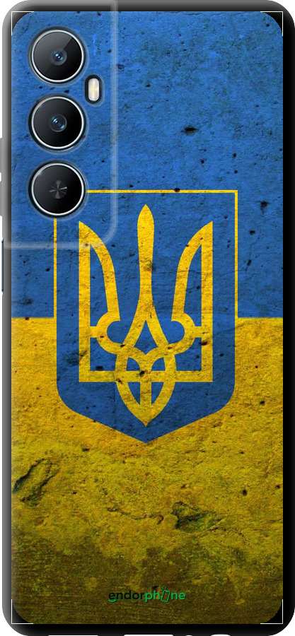 TPU чехол Флаг и герб Украины 2 для Realme C65 4G - 378b-3719 изображение 