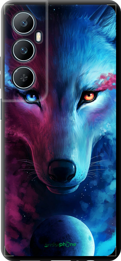 TPU чехол Арт-волк для Realme C65 4G - 3999b-3719 изображение 