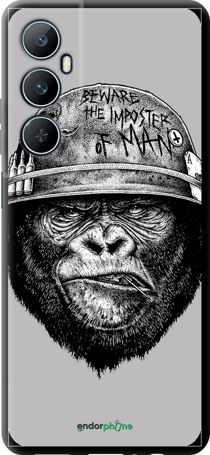 TPU чехол military monkey для Realme C65 4G - 4177b-3719 изображение 