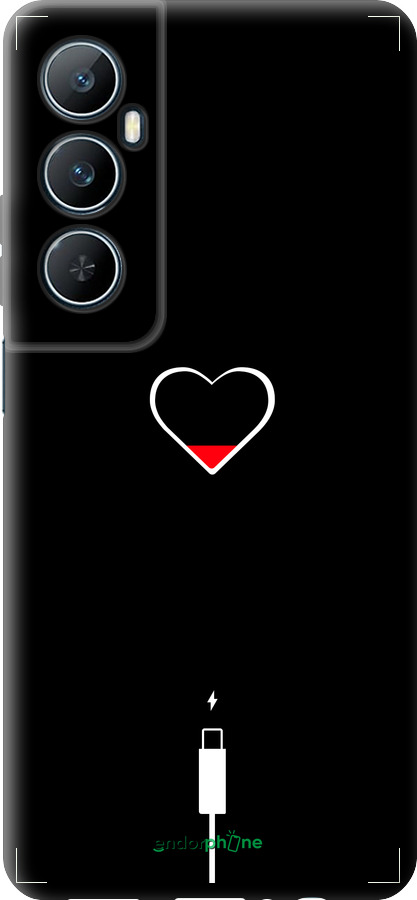 TPU чехол Подзарядка сердца для Realme C65 4G - 4274b-3719 изображение 