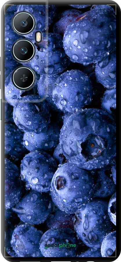 TPU чехол Голубика для Realme C65 4G - 4459b-3719 изображение 