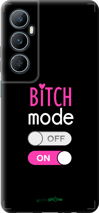 TPU чехол Bitch mode для Realme C65 4G - 4548b-3719 изображение 