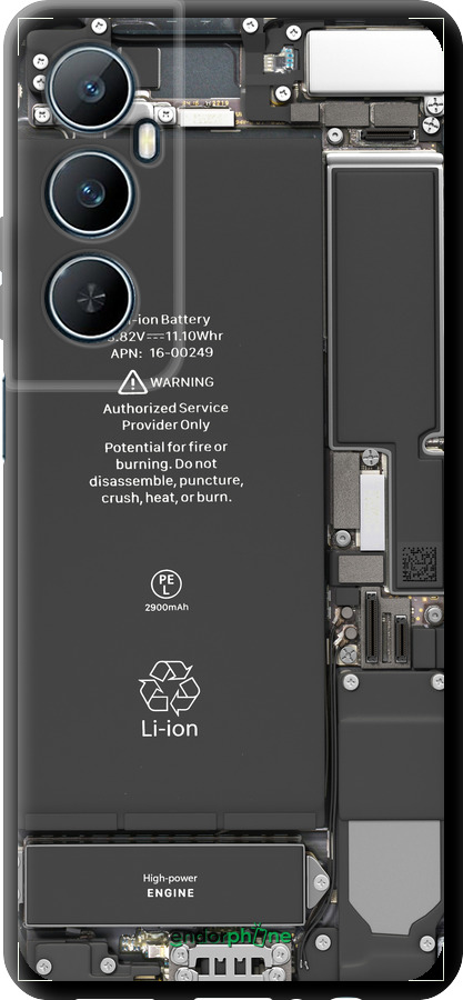 TPU чехол Детали смартфона для Realme C65 4G - 5487b-3719 изображение 