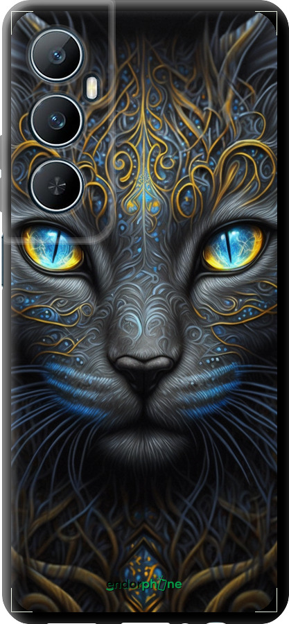 TPU чехол Кошка для Realme C65 4G - 5548b-3719 изображение 