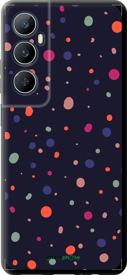 TPU чехол Горошек v2 для Realme C65 4G - 5599b-3719 изображение 