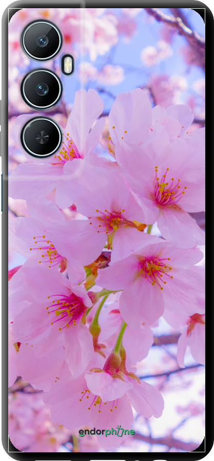 TPU чехол Сакура для Realme C65 4G - 6029b-3719 изображение 