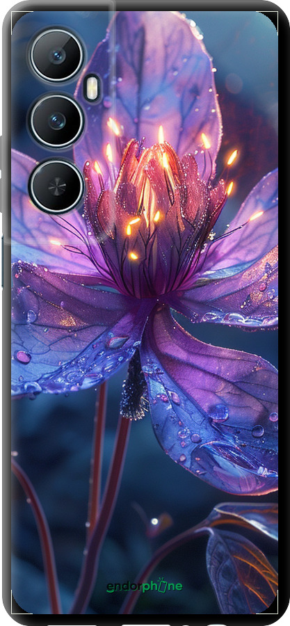 TPU чехол Магический цветок для Realme C65 4G - 6038b-3719 изображение 
