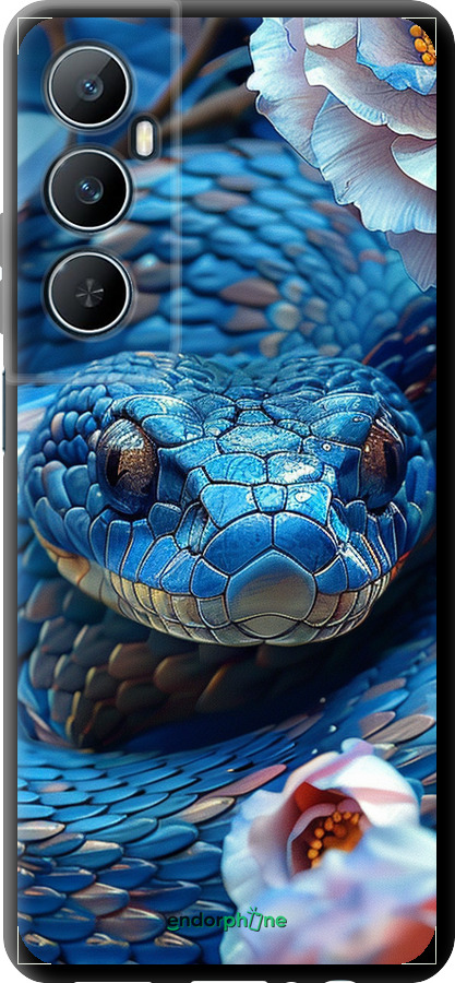TPU чехол Blue Snake для Realme C65 4G - 6079b-3719 изображение 