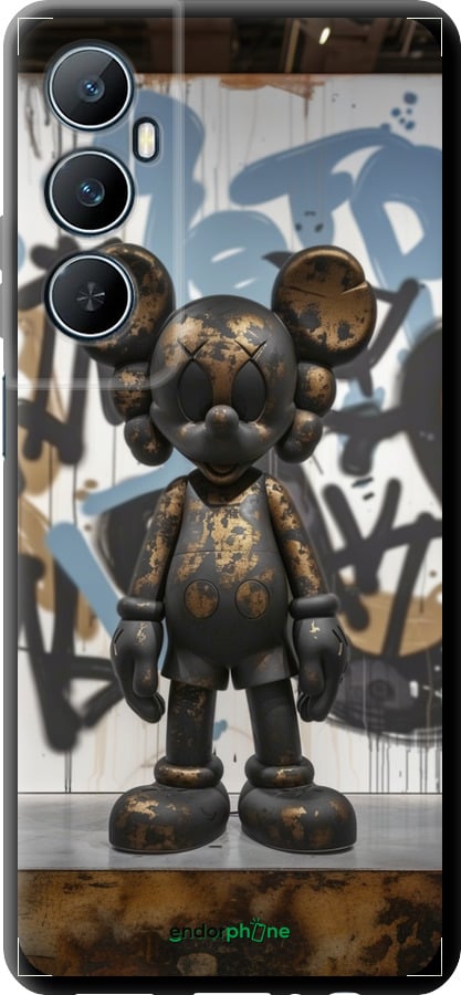 TPU чехол Bronze kaws v2 для Realme C65 4G - 6098b-3719 изображение 