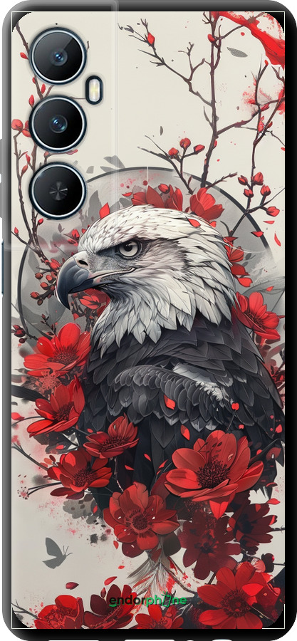 TPU чехол Рубиновый орел для Realme C65 4G - 6103b-3719 изображение 