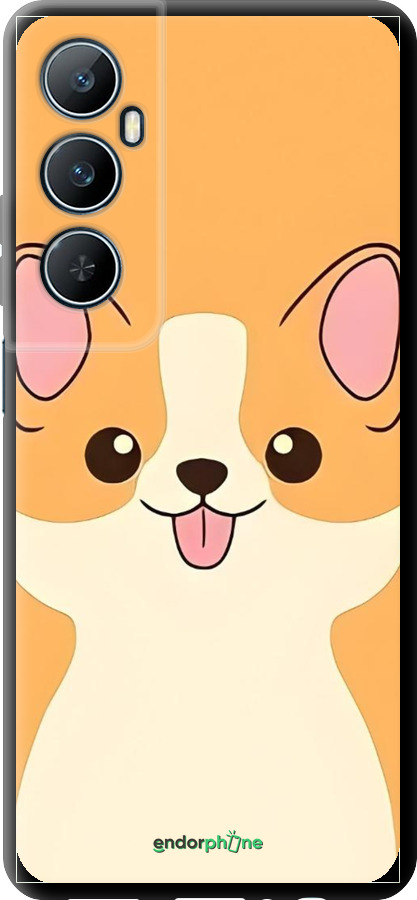 TPU чехол Милый пес для Realme C65 4G - 6296b-3719 изображение 