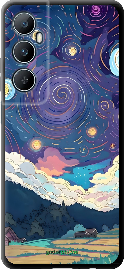 TPU чехол Креативний арт для Realme C65 4G - 6322b-3719 изображение 