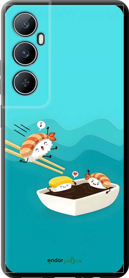 TPU чехол Суши для Realme C65 4G - 6354b-3719 изображение 