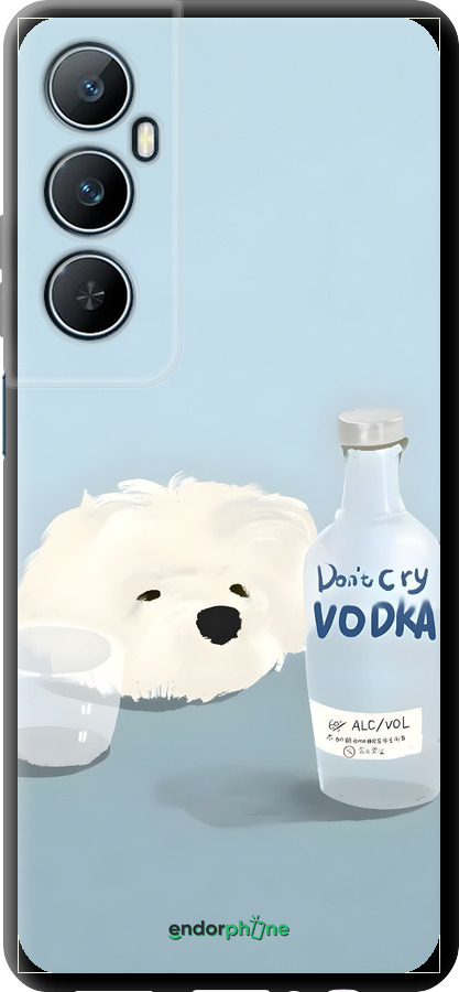 TPU чехол Пес водка для Realme C65 4G - 6368b-3719 изображение 