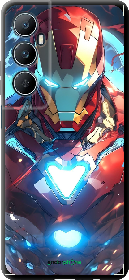 TPU чехол Железный человек для Realme C65 4G - 6372b-3719 изображение 