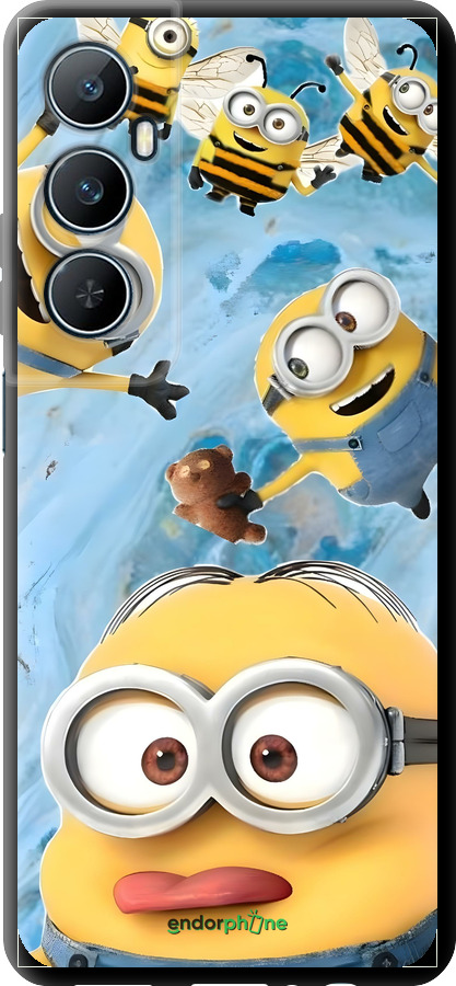 TPU чехол Миньоны для Realme C65 4G - 6386b-3719 изображение 