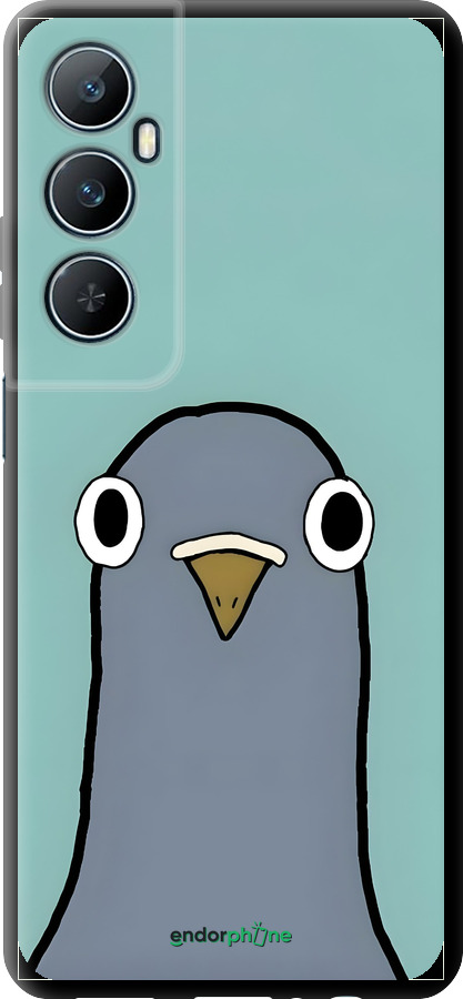 TPU чехол Голубь для Realme C65 4G - 6388b-3719 изображение 