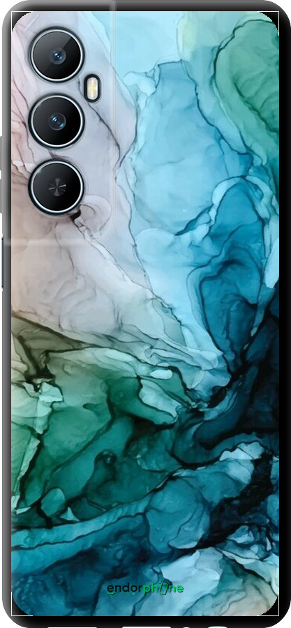 TPU чехол З абстрактним малюнком барвисті Солоні береги для Realme C65 4G - 6405b-3719 изображение 