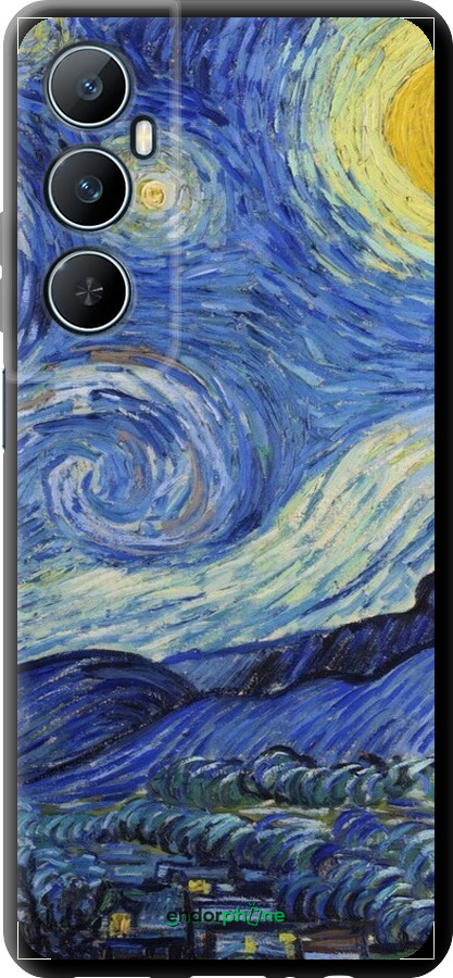 TPU чехол «Зоряна ніч» Вінсента Ван Гога для Realme C65 4G - 6433b-3719 изображение 