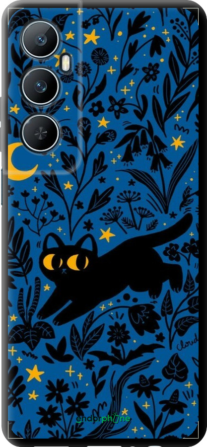 TPU чехол Летняя ночь для Realme C65 4G - 6472b-3719 изображение 