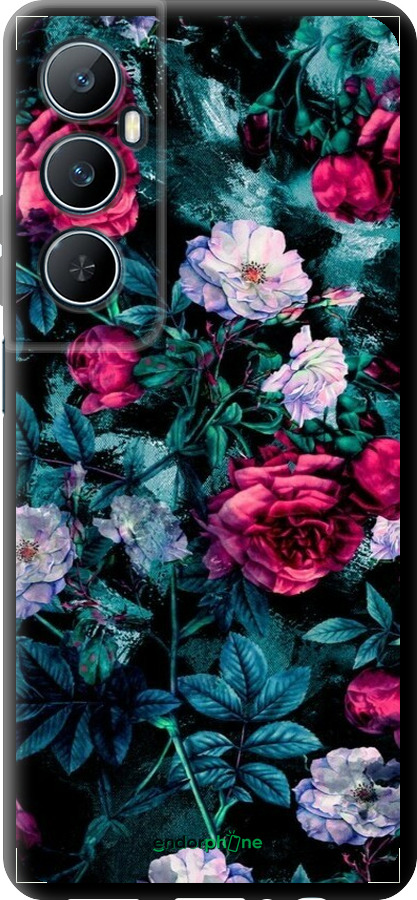 TPU чехол Сад и розы для Realme C65 4G - 6483b-3719 изображение 