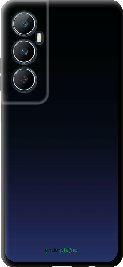 TPU чехол Градиент в тёмно - синем стиле для Realme C65 4G - 6542b-3719 изображение 