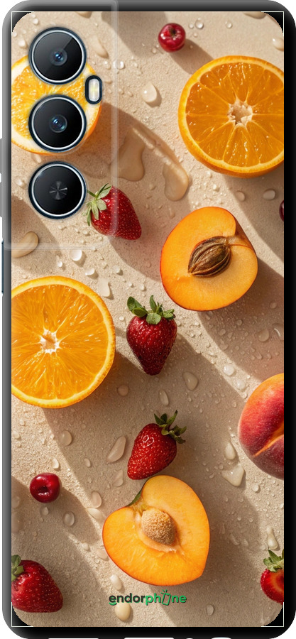 TPU чехол Фрукти 3 для Realme C65 4G - 6703b-3719 изображение 