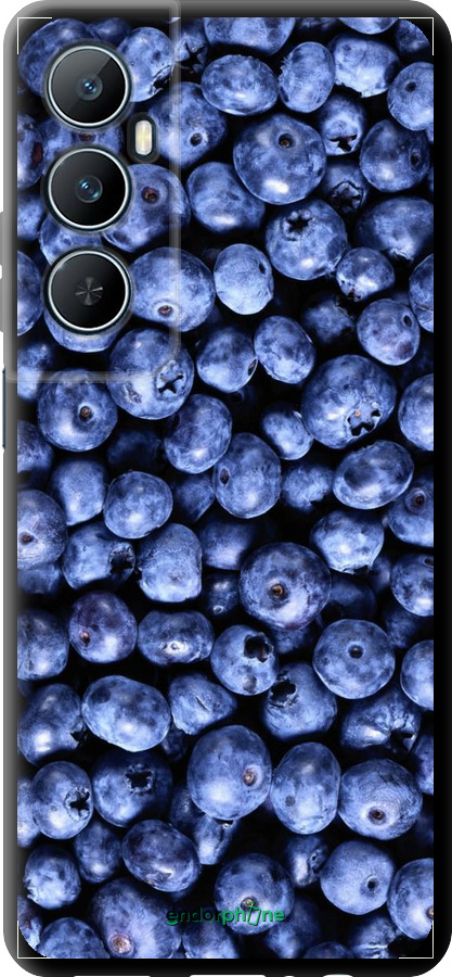 TPU чехол Черника для Realme C65 4G - 851b-3719 изображение 