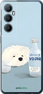 Силіконовий чехол Пес водка для Realme C65 4G - 6368u-3719 изображение 