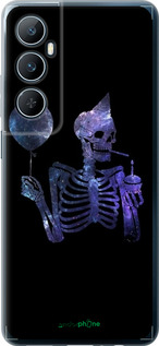 Силиконовый чехол Скелетное искусство для Realme C65 4G - 6536u-3719 изображение 
