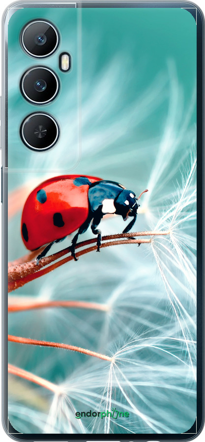 Силиконовый чехол Божья коровка для Realme C65 4G - 6049u-3719 изображение 