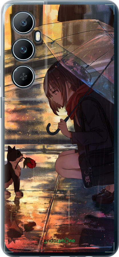 Силиконовый чехол Anime для Realme C65 4G - 6609u-3719 изображение 