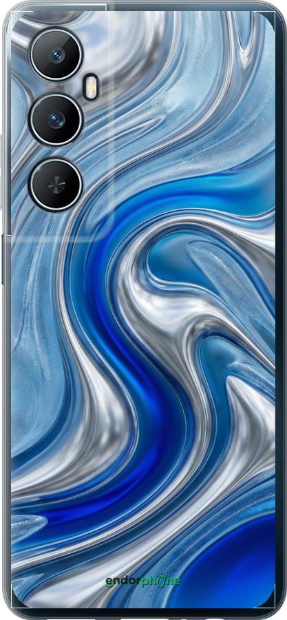 Силіконовий чехол Liquid Chrome для Realme C65 4G - 6781u-3719 изображение 