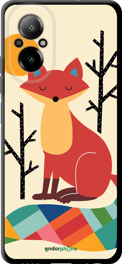 TPU чехол Rainbow fox для Realme C67 4G - 4010b-3648 изображение 