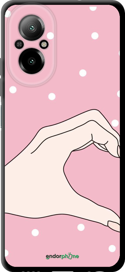 TPU чехол Половинка серця для Realme C67 4G - 4340b-3648 изображение 