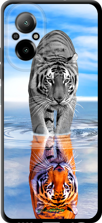 TPU чехол Тигр для Realme C67 4G - 6016b-3648 изображение 