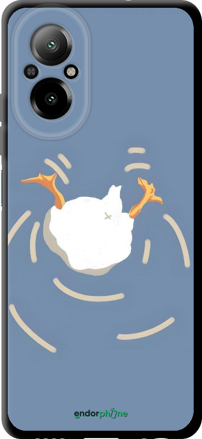 TPU чехол Гусь ныряет для Realme C67 4G - 6275b-3648 изображение 