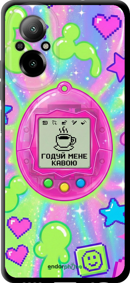 TPU чехол Y2K Aesthetic Retro Pet: Годуй мене кавою для Realme C67 4G - 6784b-3648 изображение 