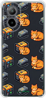 Силикон с усиленными углами чехол Autonomous Zone для Realme C67 4G - 6771sp-3648 изображение 